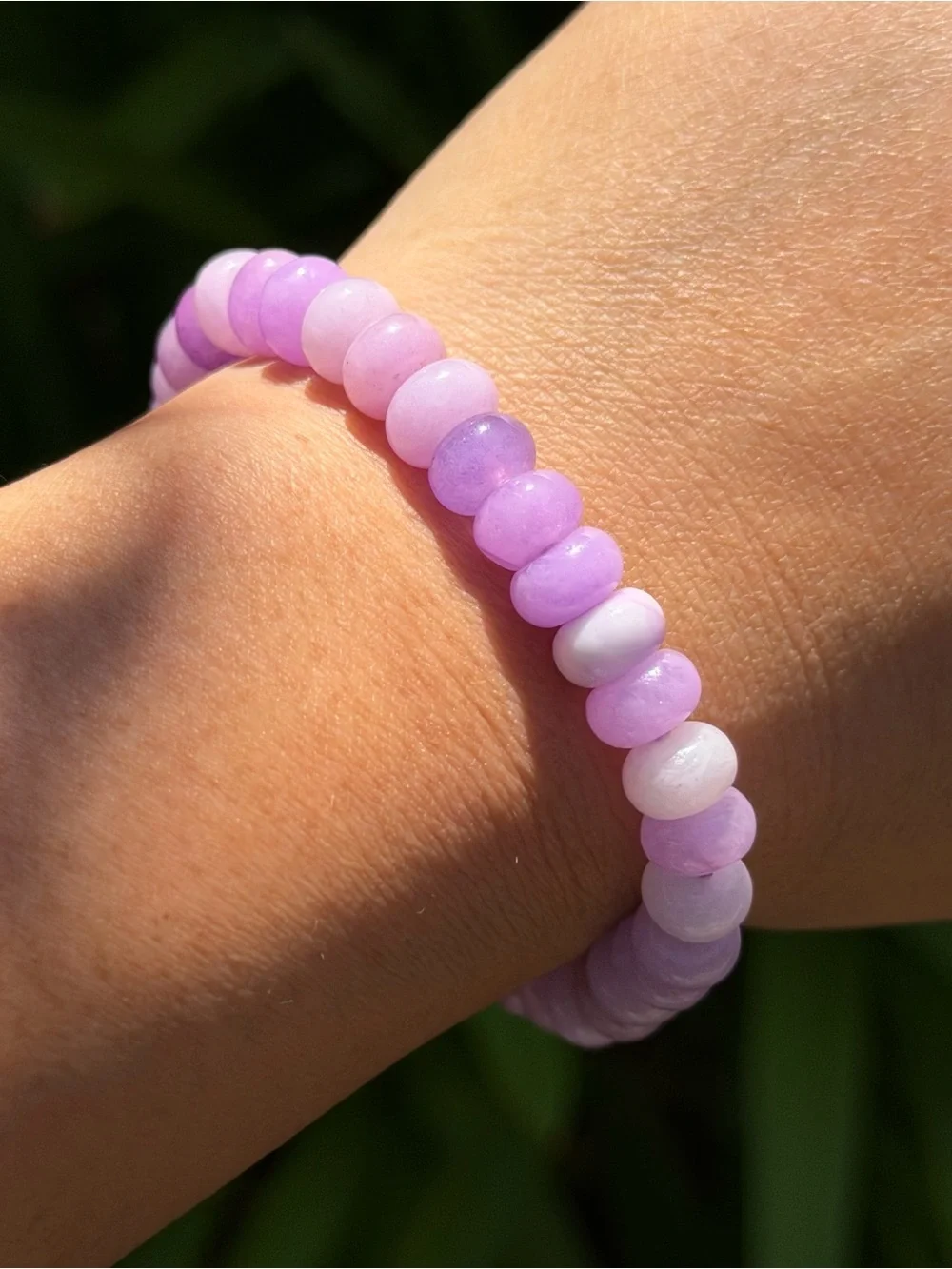 8mm stretchable donut shape dyed quartz bracelet 2215